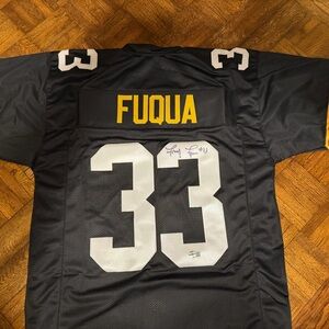 Beckett Authenticated Frenchy Fuqua Signed XL Steelers Jersey